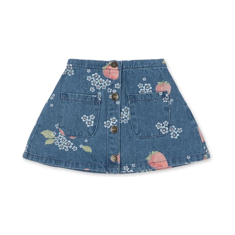 Dievčenská rifľová sukňa Konges Sløjd MAGOT SKIRT GOTS 67284423