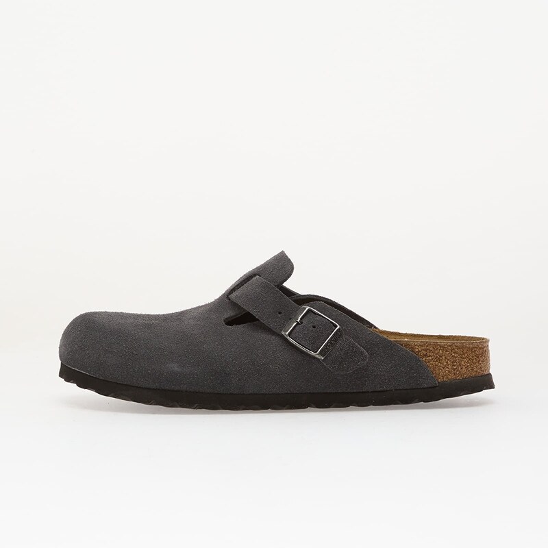 Birkenstock Boston Suede Leather Charcoal 67300576
