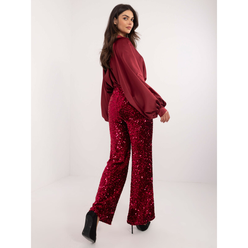 FPrice MI nohavice SP 4323C.28 bordová 66656061