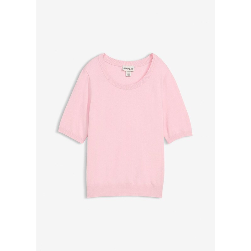 bonprix Jemne pletený pulóver, farba ružová 67283010