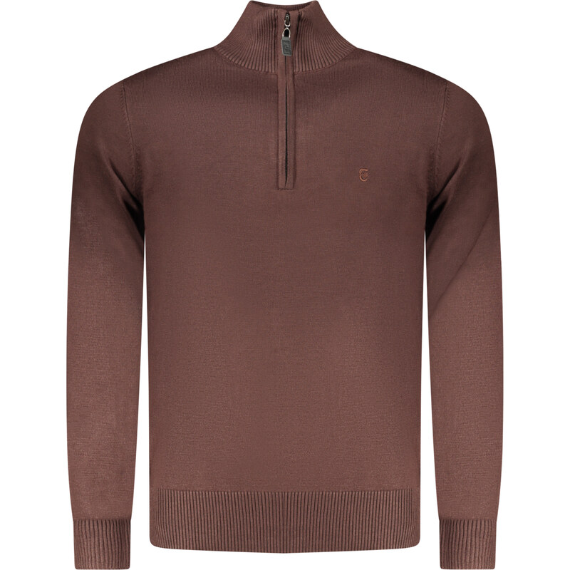 Elegantný Pánsky Pulóver COVERI MOVING Hnedá 67366986