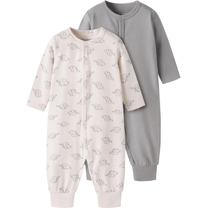 TWO SOON Pyžamo krémová / sivá 67297884