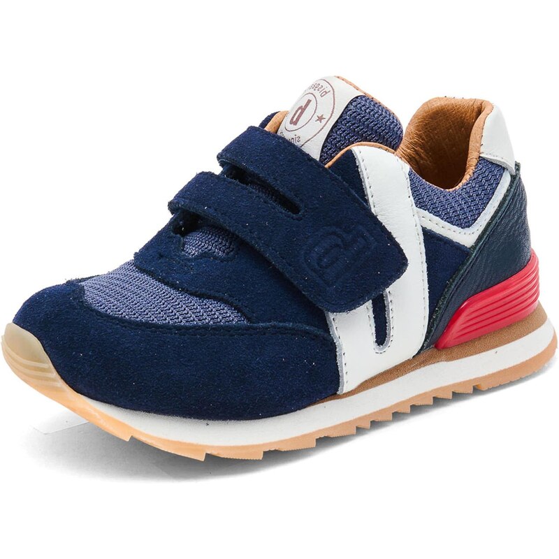 BISGAARD Tenisky Winston modrá / tmavomodrá / hnedá / biela 67285844