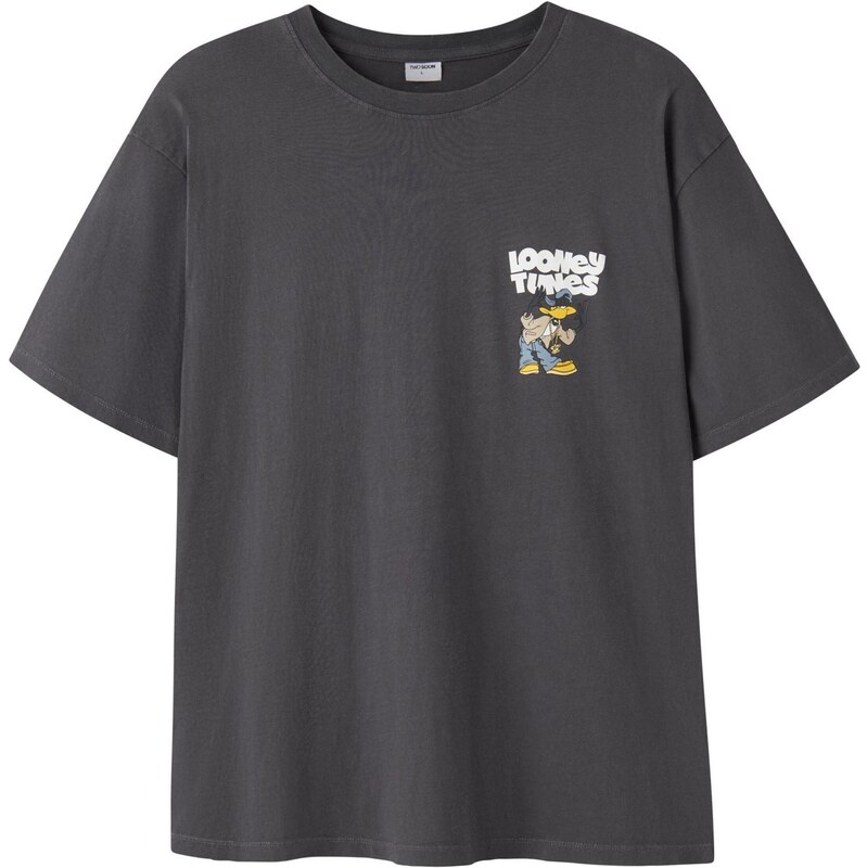 TWO SOON Tričko Looney Tunes hnedá / svetlosivá / tmavosivá / biela 67298109