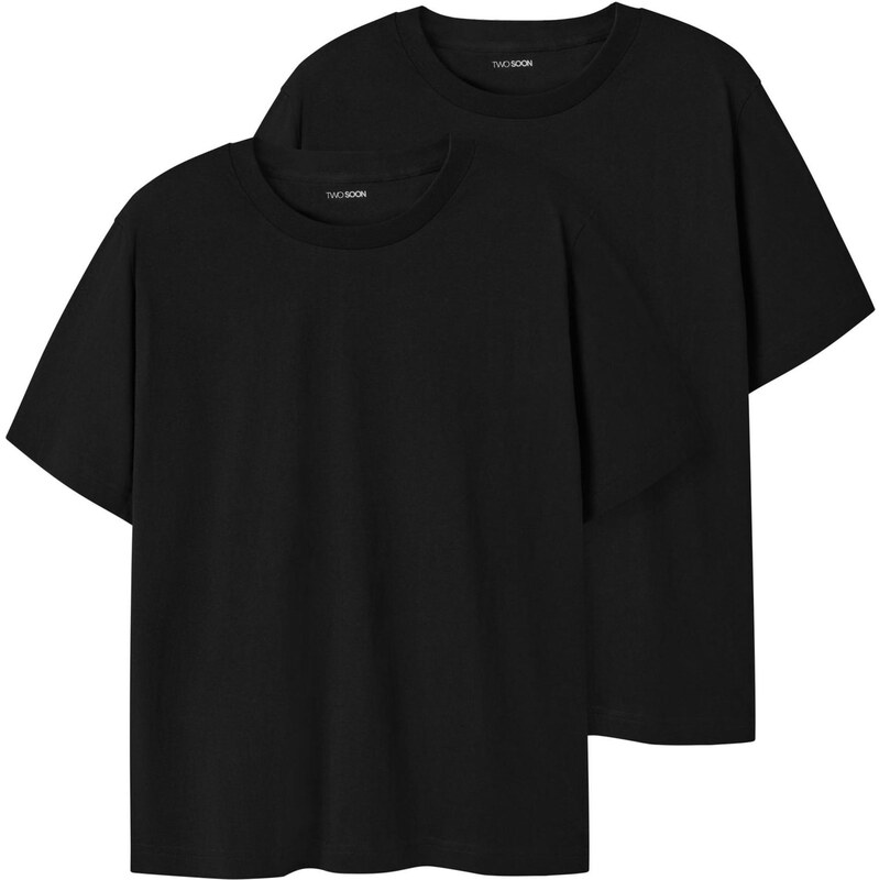 TWO SOON Tričko čierna 67298120