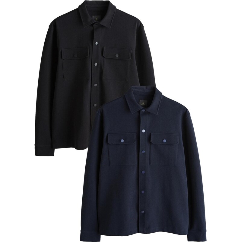 Next Košeľa námornícka modrá / čierna 67285893