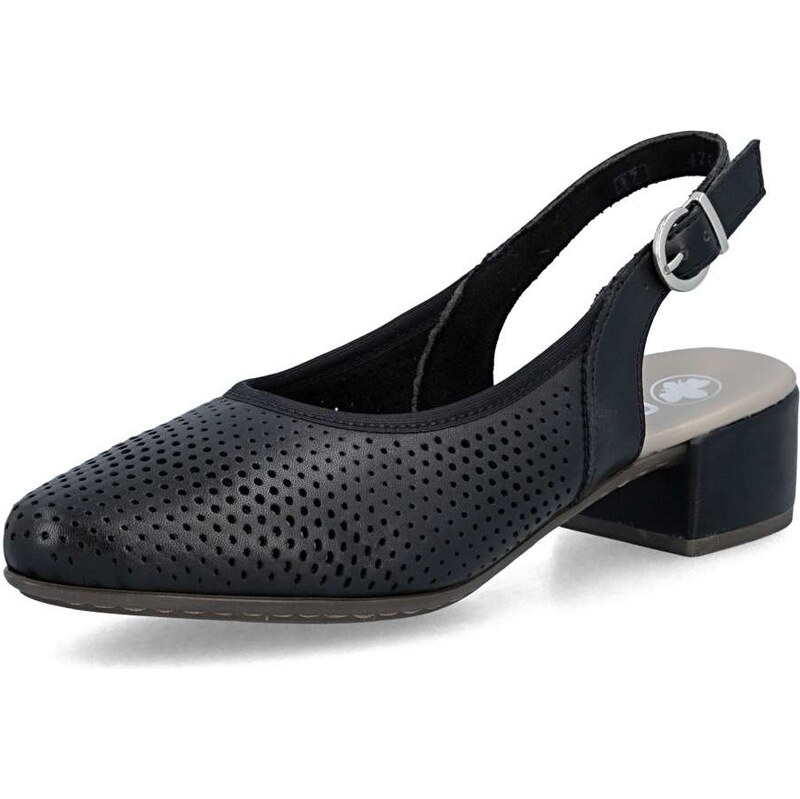 Dámske lodičky RIEKER 47066-00 čierna S6 67289884