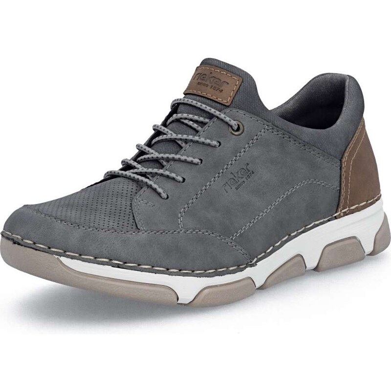 Pánske poltopánky RIEKER 15950-45 sivá S6 67291293