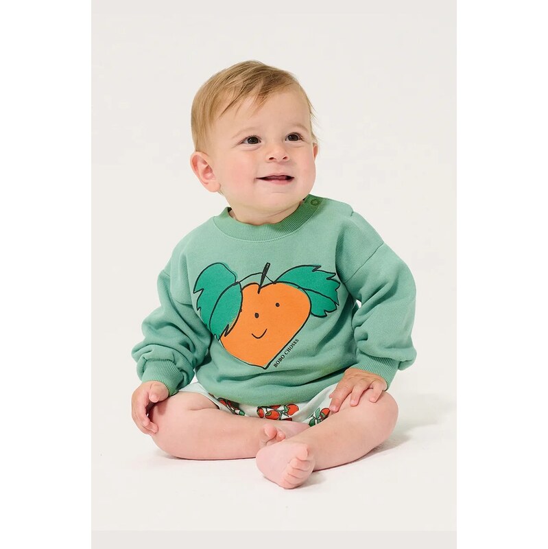 Bavlnená mikina pre bábätká Bobo Choses Tangerine 67291964
