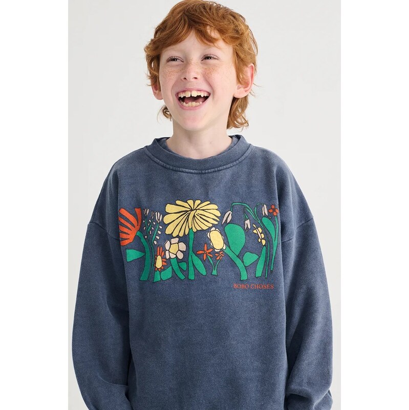 Detská bavlnená mikina Bobo Choses Color Herbalist 67291968
