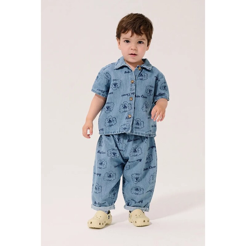 Detská džínsová košeľa Bobo Choses Pickles The Dog 67291979