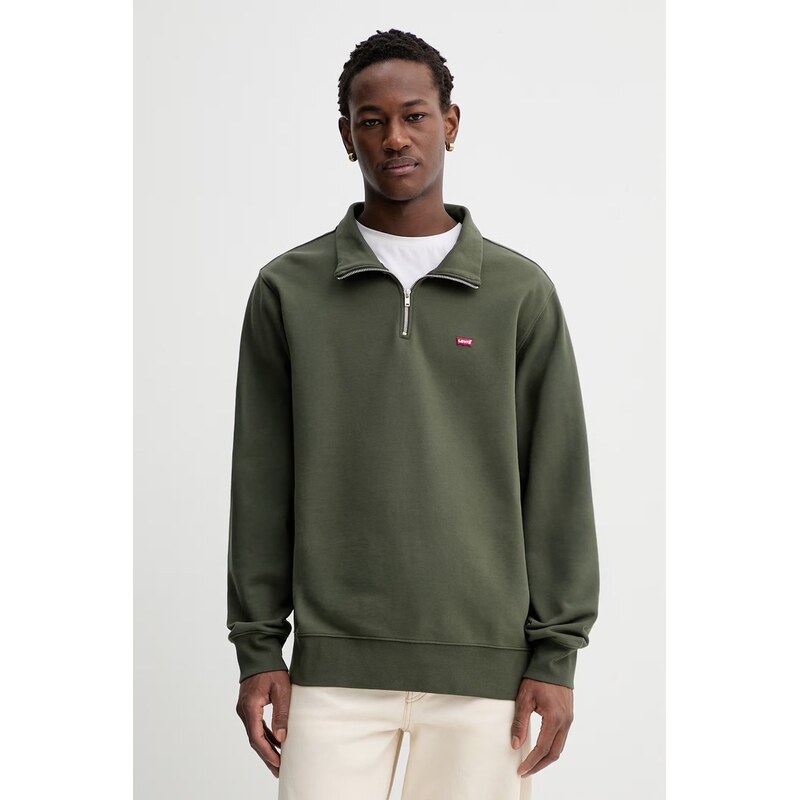 Bavlnená mikina Levis LSE_ORIGINAL HM 1/4 ZIP 67291800