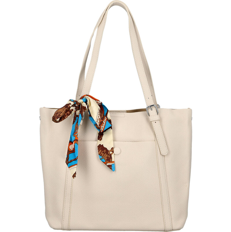 Dámska kabelka na rameno krémová - Firenze Raven krémová 67323479