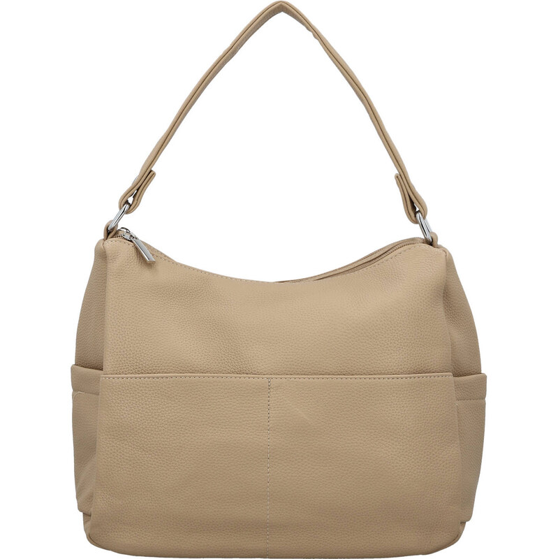 Dámska kabelka na rameno béžová - Firenze Edina béžová 67323474