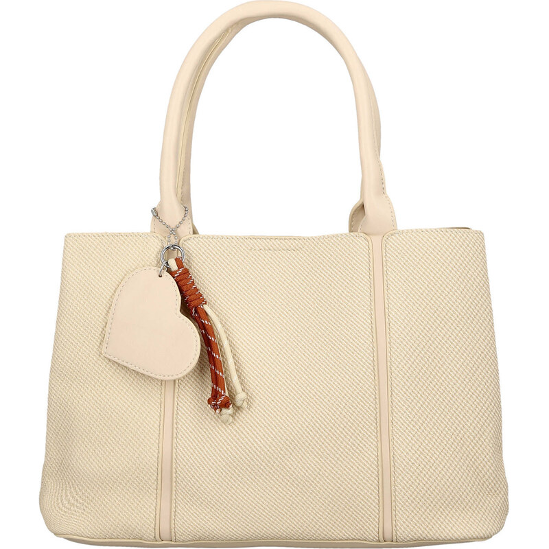 Dámska kabelka do ruky krémová - Firenze Emilie krémová 67354058