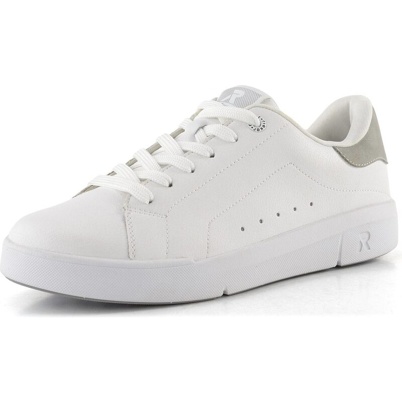 E-shop Rieker Revolution kožené biele sneakers tenisky 41902-80