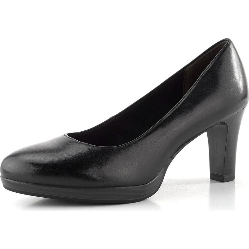Tamaris kožené hladké lodičky Black 1-22410-41 68773374