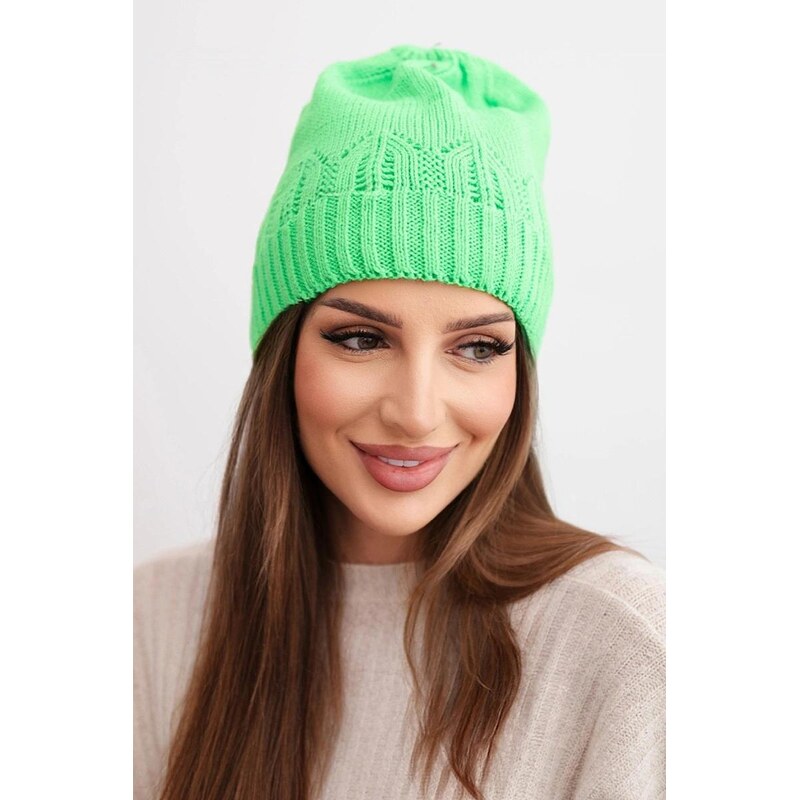 MladaModa Dámska čiapka Irmina K333 zelená 67292578