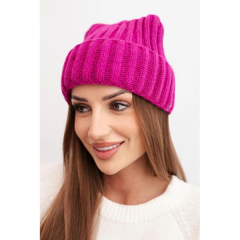 MladaModa Dámska čiapka Magda K293 tmavá fialová 67292580