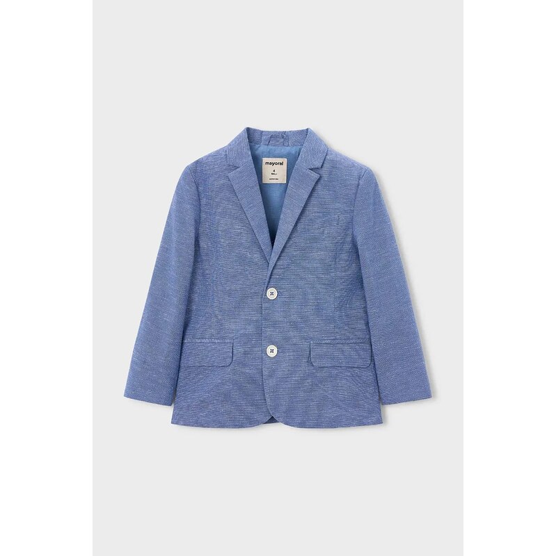 Detské sako s prímesou ľanu Mayoral 67293037