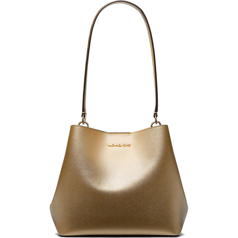 Michael Kors kabelka Pratt metalická zlatá 67295210