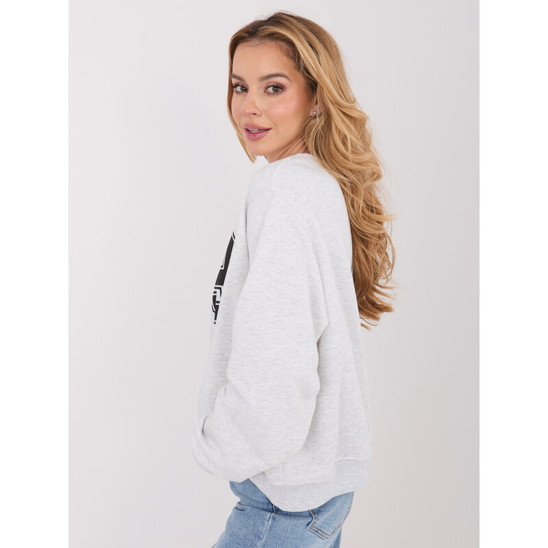 Factory Price Svetlosivá mikina s číslom 09 67294508