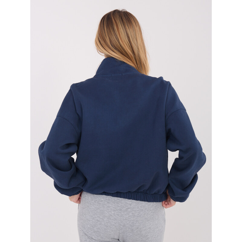 Factory Price Dámska mikina na zips v námorníckej modrej 67294514