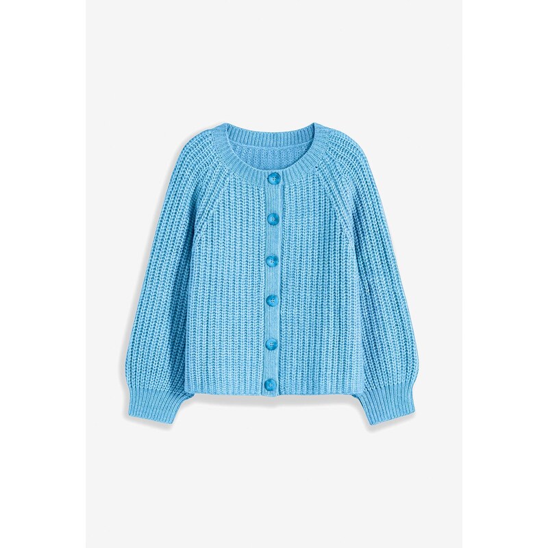 bonprix Oversize pletený sveter, farba modrá 58256231