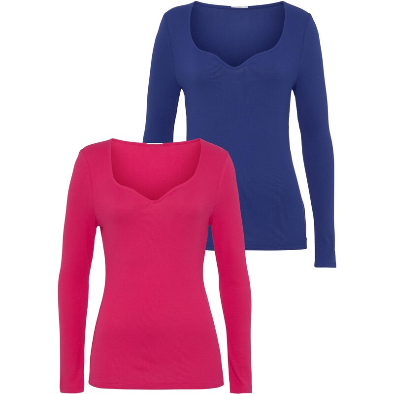 VIVANCE Tričko modrá / ružová 67297761