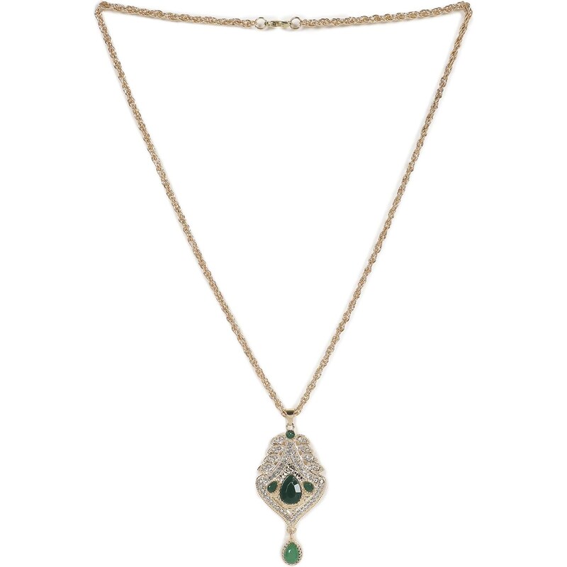 SOHI Retiazka zlatá / zelená 67297786