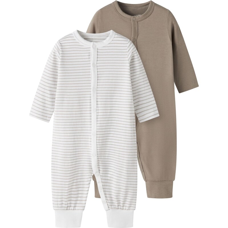 TWO SOON Pyžamo brokátová / biela 67297887