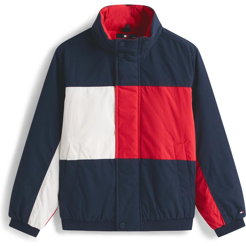 TOMMY HILFIGER Prechodná bunda HERITAGE námornícka modrá / červená / 67297939