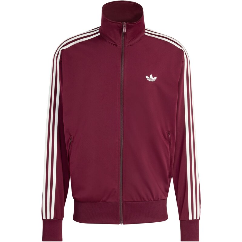 ADIDAS ORIGINALS Tepláková bunda Firebird vínovo červená / biela 67297968