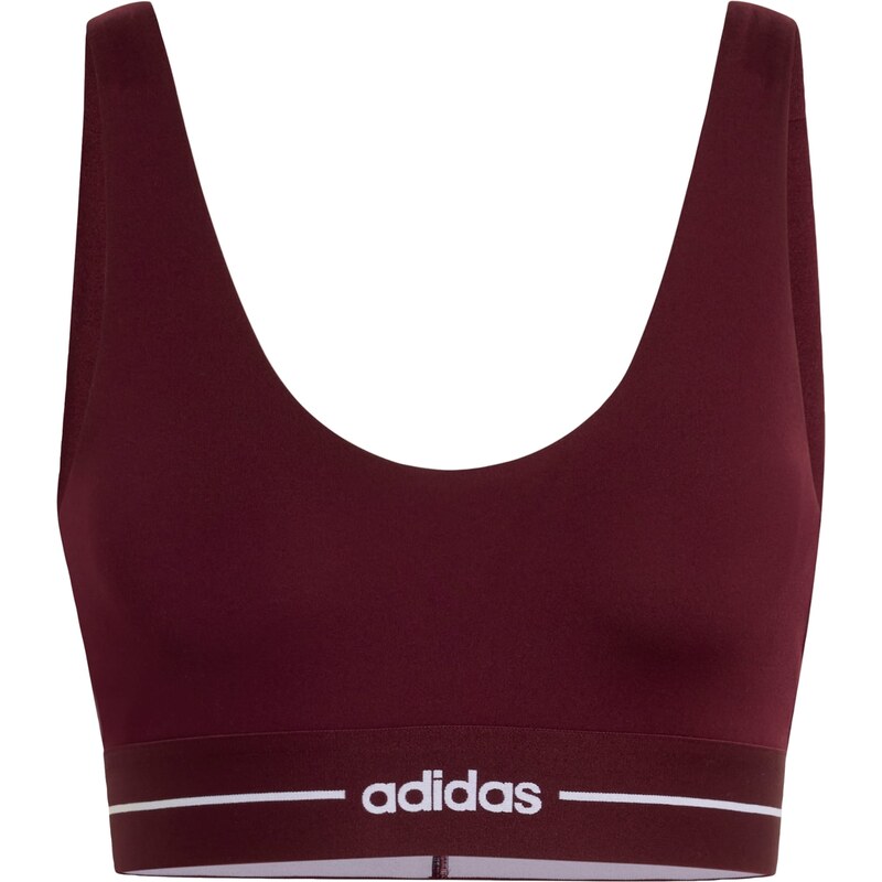 ADIDAS PERFORMANCE Športová podprsenka Hyperglam tmavočervená / biela 67297964