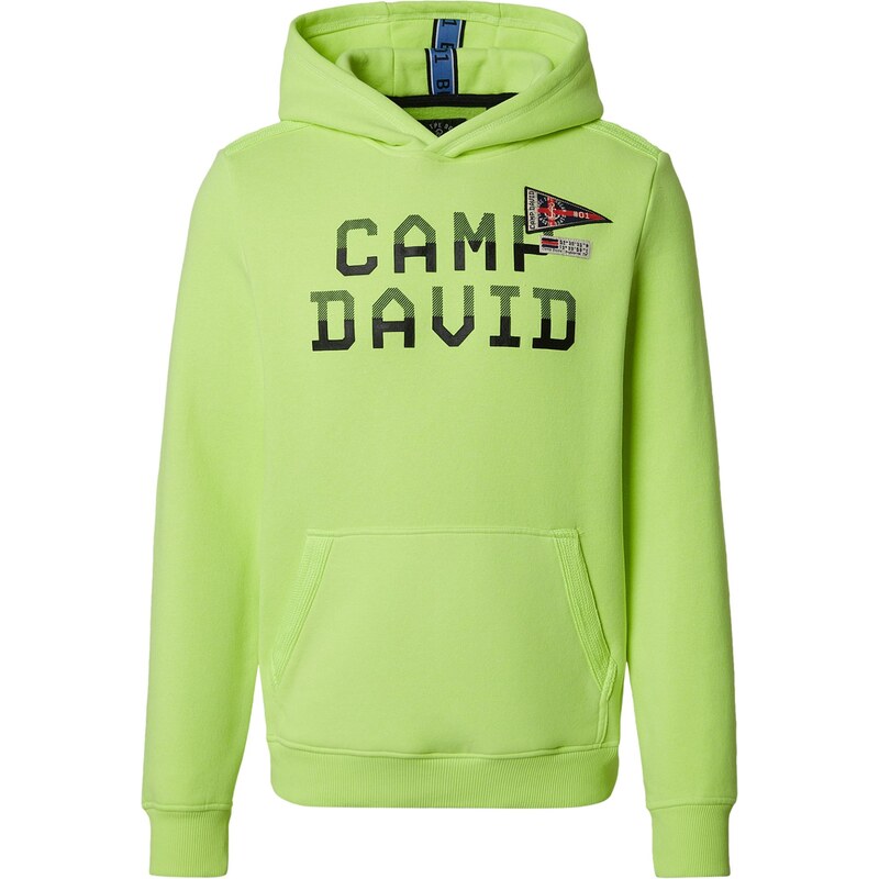 CAMP DAVID Mikina neónovo zelená / čierna 67298134