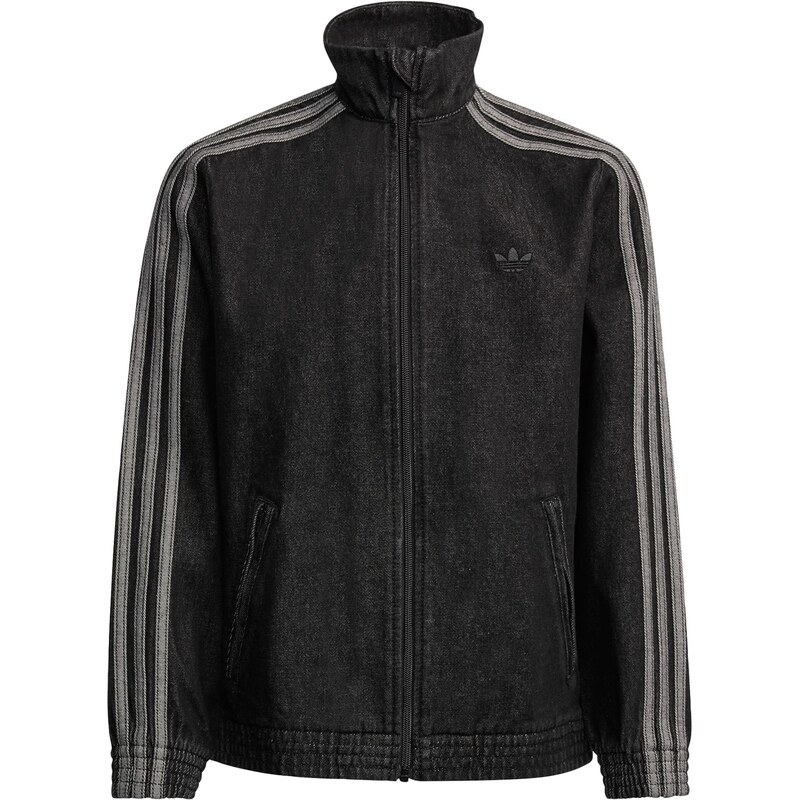 ADIDAS ORIGINALS Prechodná bunda Firebird sivá / čierny denim 67298192