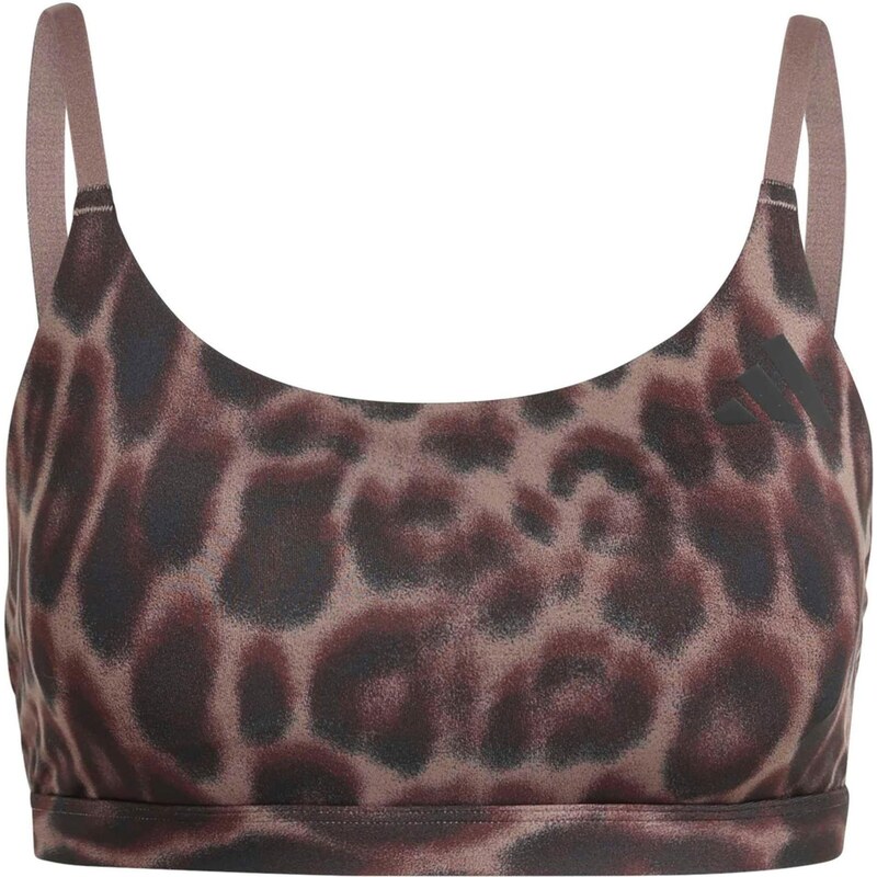 ADIDAS PERFORMANCE Športová podprsenka OPT mokka / rubínová / čierna 67298224