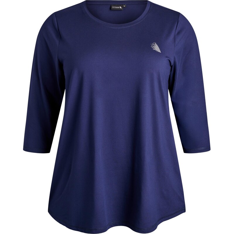 Active by Zizzi Funkčné tričko Abasic One námornícka modrá / biela 67298317