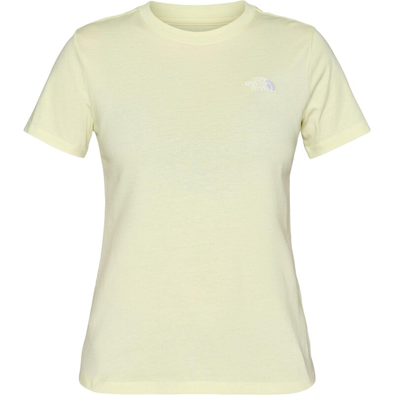 THE NORTH FACE Tričko EVOLUTION SIMPLE DOME pastelovo žltá / biela 67298341