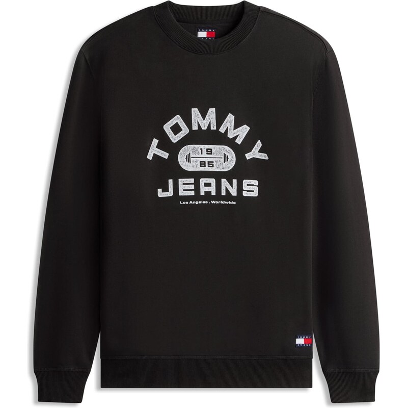 Tommy Jeans Mikina čierna / biela 67298388