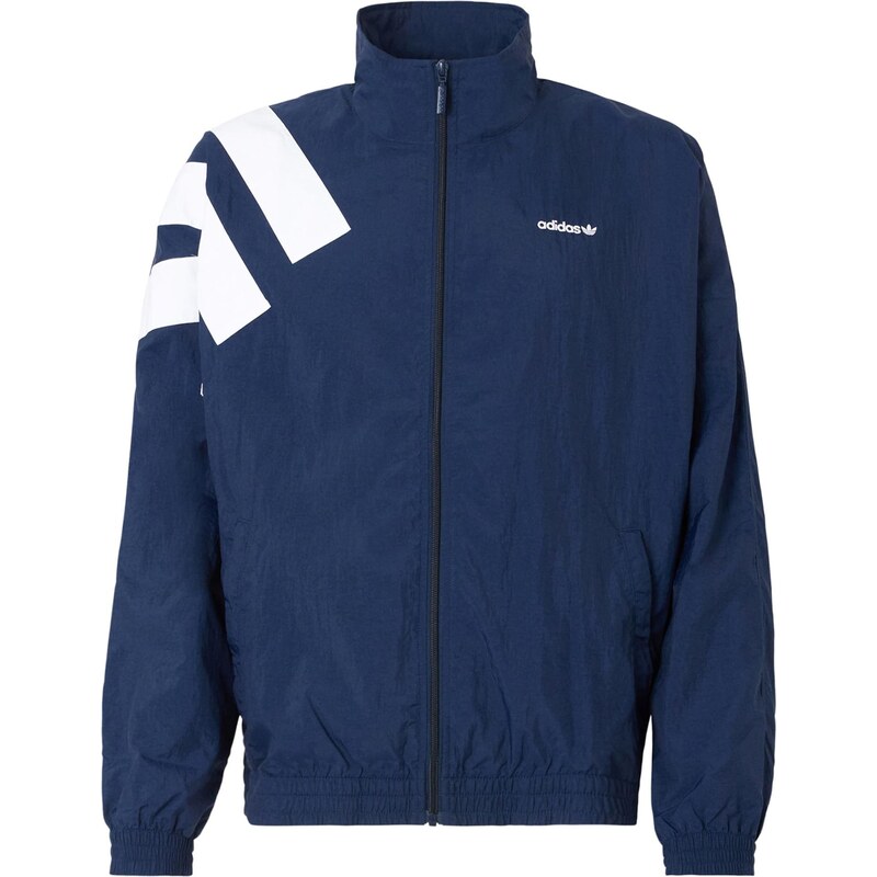 ADIDAS ORIGINALS Prechodná bunda ARCH tmavomodrá / biela 67298459