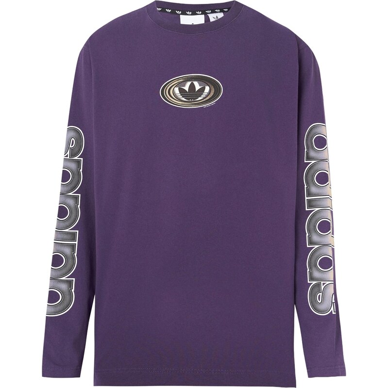 ADIDAS ORIGINALS Tričko béžová / fialová / čierna / biela 67298456