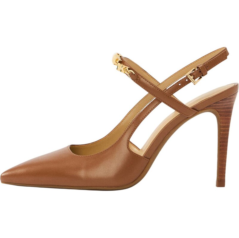 MICHAEL Michael Kors Lodičky s otvorenou pätou DINA hnedá 67298515