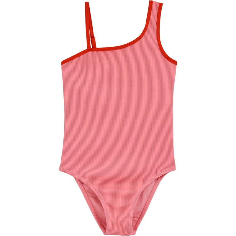 WE Fashion Jednodielne plavky ružová / tmavočervená 67298521