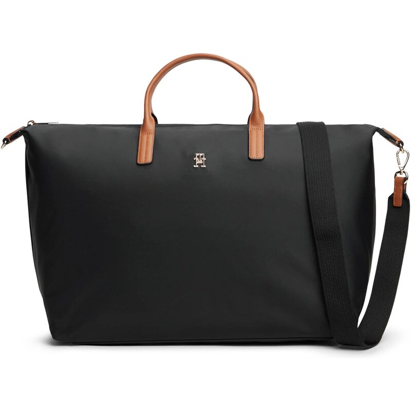 TOMMY HILFIGER Cestovná taška koňaková / čierna 67298550