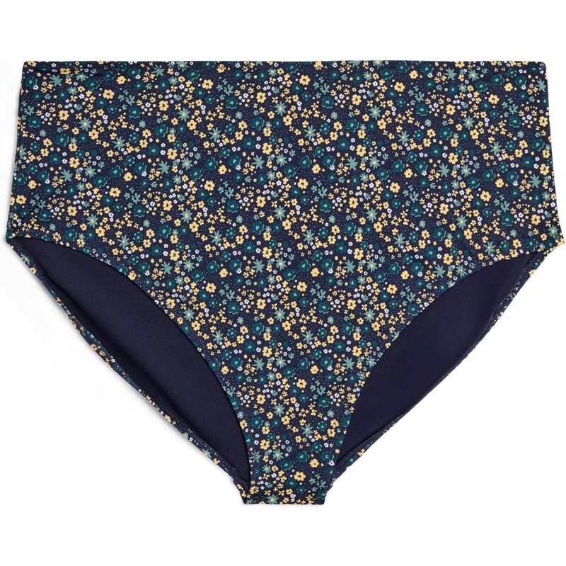 Swim by Zizzi Bikinové nohavičky námornícka modrá / žltá / zelená 67298526