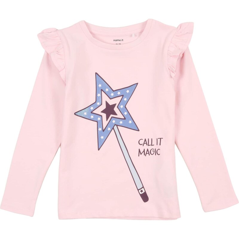 NAME IT Tričko NMFTIKKA zafírová / slivková / ružová 67298551