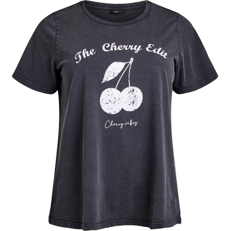 Zizzi Tričko Mally antracitová / biela 67298533