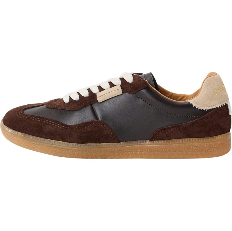 STEVE MADDEN Nízke tenisky Emporia hnedá / svetlohnedá / biela 67298594