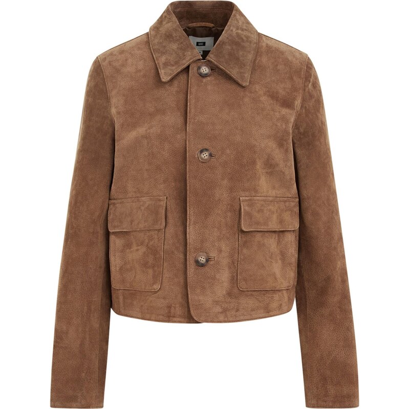 WE Fashion Prechodná bunda Premium hnedá 67298619